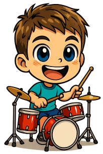 Character sample drummer